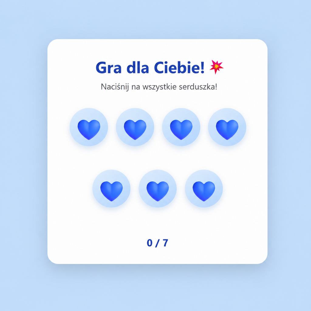 Interaktywna Kartka dla Chłopaka 💙