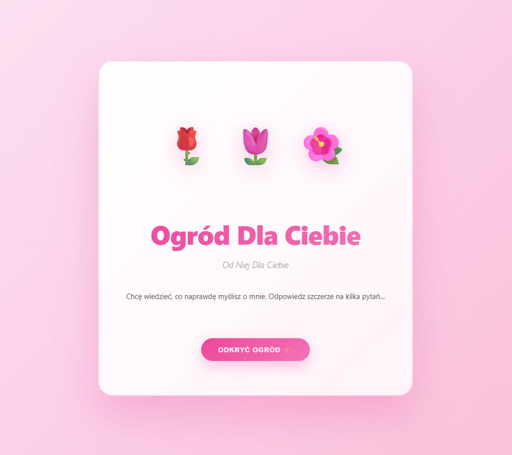 Ogród dla ciebie