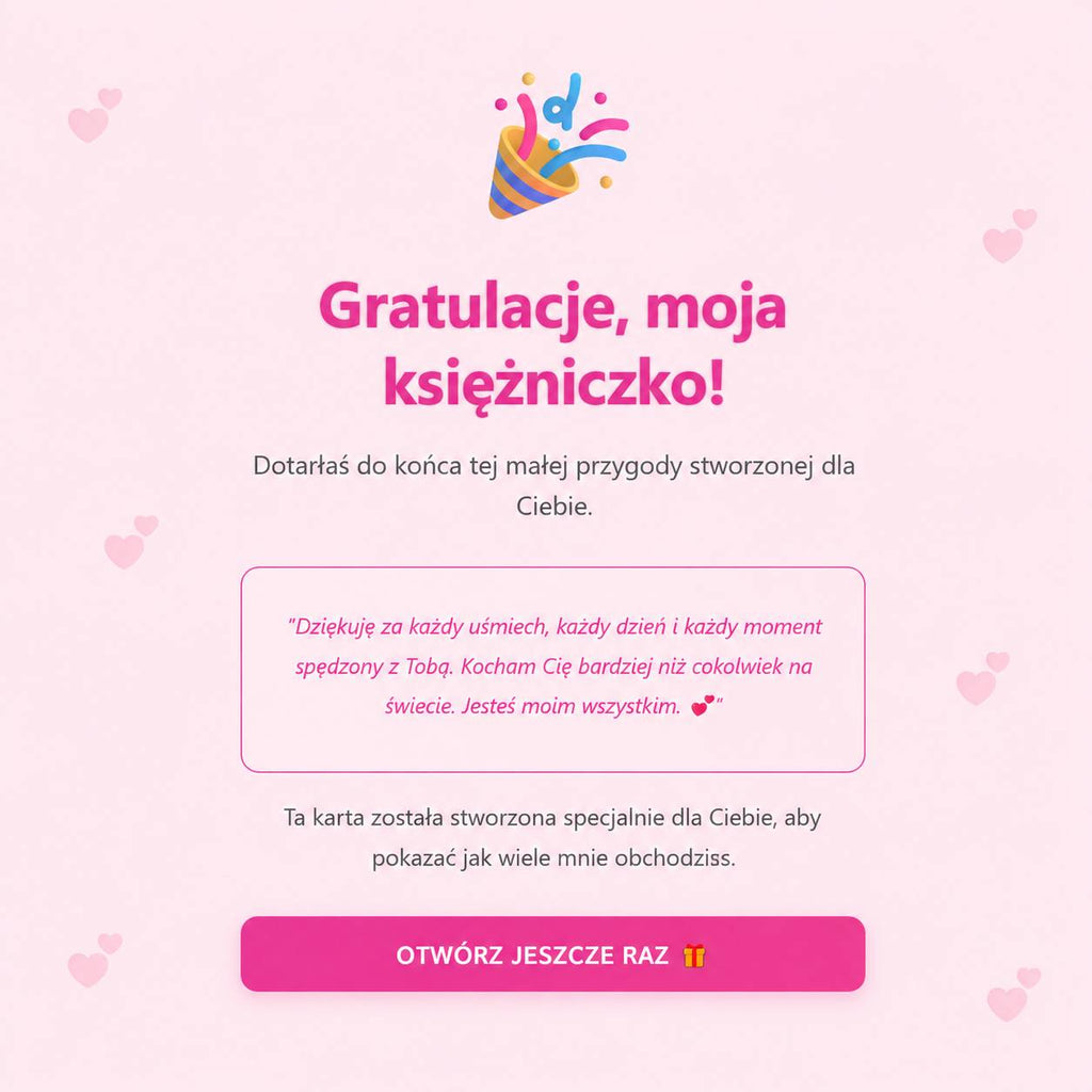 „Dla mojej księżniczki"